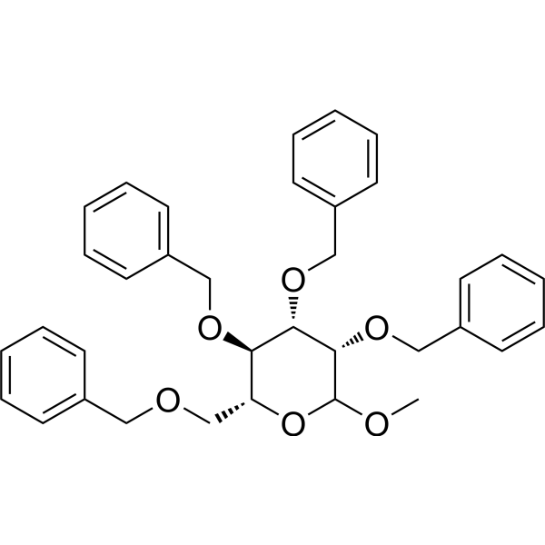 Methyl 2,3,4,6-tetrakis-O-(phenylmethyl)-D-mannopyranoside 83462-67-3